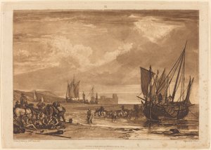 Szene an der französischen Küste, veröffentlicht 1807