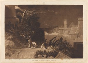 Die zehnte Plage Ägyptens, veröffentlicht 1816 von Joseph Mallord William Turner