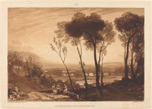 Die Brücke in mittlerer Entfernung, veröffentlicht 1808