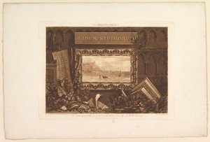 Das Frontispiz zu Liber Studiorum, Mai 1812 von Joseph Mallord William Turner