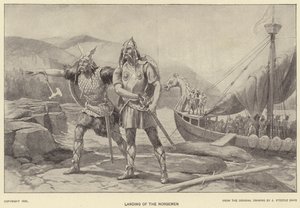 Landung der Nordmänner von J. (after) Steeple Davis
