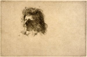 Ein Kopf von J. Alden Weir