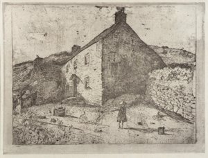 Fischerhütte - Isle of Man von J. Alden Weir