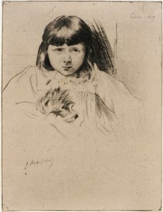 Gyp und der Zigeuner von J. Alden Weir
