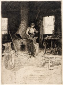Die Schmiede von J. Alden Weir