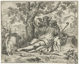 Engel erscheint Hagar von J. Alexander Janssens