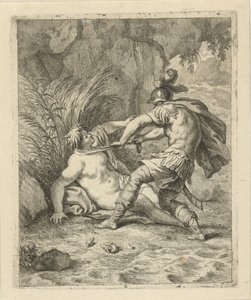Peleus fängt Thetis