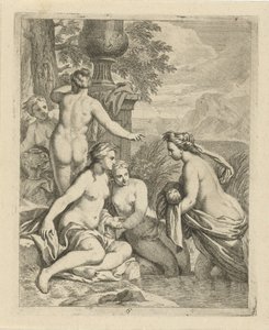 Thetis kehrt zu ihren Wassernymphen zurück