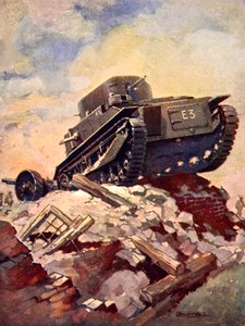 Ein Erster-Weltkriegs-Panzer von J. Allen (after) Shuffrey