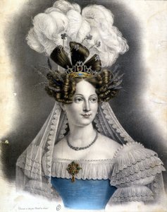 Porträt der Herzogin von Angoulême (Marie Thérèse oder Madame Royale)