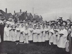 Ostergottesdienst am Grab von J. Benjamin Stone