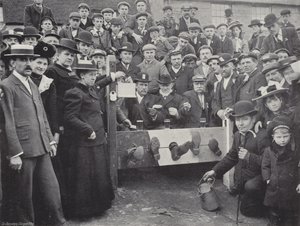 Corby Pole Fair, im Pranger von J. Benjamin Stone