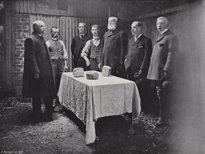Verteilung der Carlow-Wohltätigkeit von J. Benjamin Stone