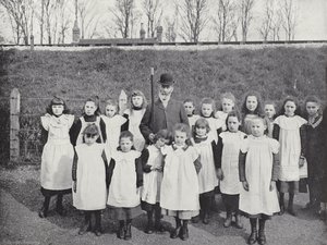 Hocktide in Hungerford, fordert Ferien für Schulkinder von J. Benjamin Stone