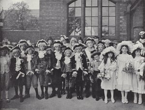 Knutsford Maifest, die Kinder von J. Benjamin Stone