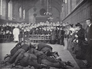Pfannkuchenwerfen an der Westminster School, The Greeze von J. Benjamin Stone