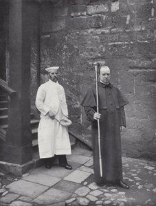 Pfannkuchenwerfen an der Westminster School, bringt den Pfannkuchen herein von J. Benjamin Stone
