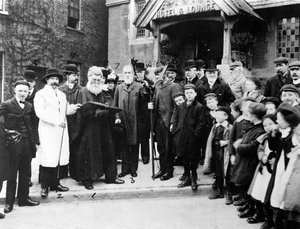 Schwur auf die Hörner in Highgate, 28. März 1906 von J. Benjamin Stone