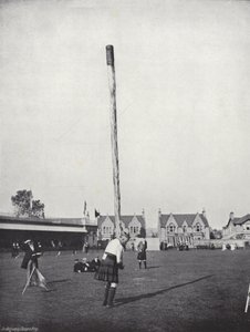 Das Inverness-Treffen, Baumstammwerfen von J. Benjamin Stone