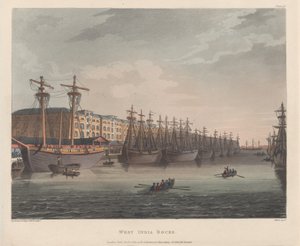 West India Docks, 1. Januar 1810