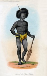 Einheimischer der Papua-Inseln, um 1840