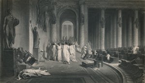 Der Tod Caesars. Julius Caesar, um 1870