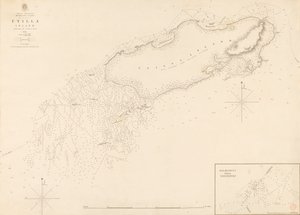 Westindische Moskitoküste Utilla Island, vermessen von Kommandant R. Owen 1835