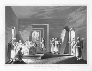 Gräber der Könige von Juda. 2. Chronik, 32.33, 1830 von J. Clarke