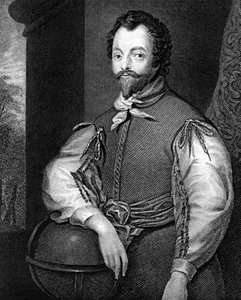 Sir Francis Drake, englischer Navigator und Freibeuter des 16. Jahrhunderts
