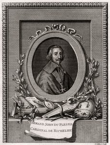 Armand Jean Du Plessis, Kardinal und Herzog von Richelieu, 1775 von J. Collyer