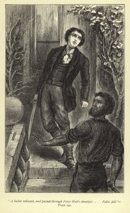 Eine Kugel pfiff und durchschlug Felix Holts Schulter... Felix fiel von J. Cooper