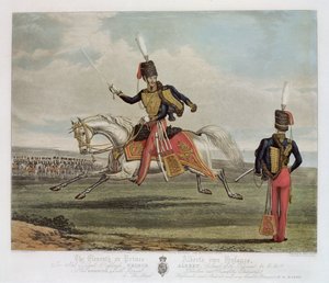 Die Elften, oder Prinz Alberts, Husaren, graviert von Charles Hunt