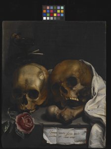 Vanitas-Stillleben von J Falk