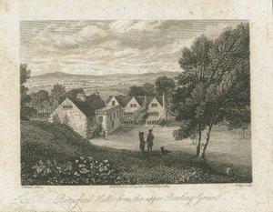 Dovedale - Beresford Hall: Stahlstich, nd [1815] von J. Greig