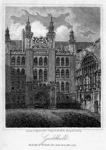 Guildhall, City of London, 1817