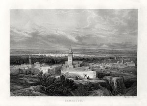 Damaskus, Syrien, 19. Jahrhundert von J. H. Kernot