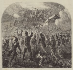 Erklimmen der Brustwehr des Redan von J. H. Nicholson