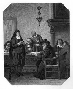 Benedict Spinoza, niederländischer Philosoph des 17. Jahrhunderts, ca. 1870