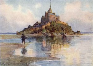 Mont St. Michel von Tombelaine, Abend von J. Hardwicke Lewis
