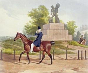 Eine Ansicht im Hyde Park, graviert von J. Wilson, 1852 von J. Harrison