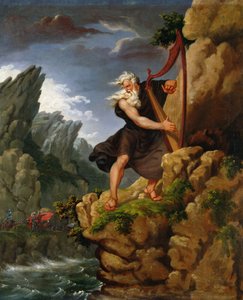 Der Barde, nach einem Original von Philip James de Loutherbourg (1740-1812)