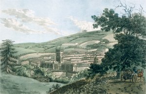 Bath, von der Privatstraße nach Prior Park, veröffentlicht 1793 von J. Hassell
