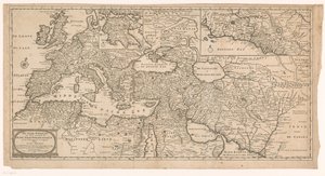 Karte der alten Welt von J. Keiser