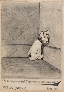 Kein Abendessen, nichts, ich wünschte, der Krieg wäre vorbei, 1917 von J. Lax