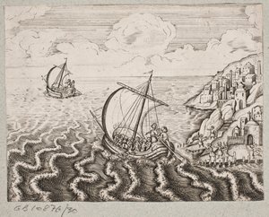 Illustration zu Adam Olearius, „Persianischer Rosenthal von einem sinnreichen Poeten Schich Saadi [...]“, Schleswig 1660 von J. Muller