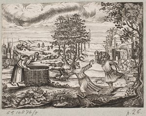 Illustration zu Adam Olearius, „Persianischer Rosenthal von einem sinnreichen Poeten Schich Saadi […]“, Schleswig 1660