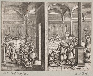 Illustration zu Adam Olearius, "Persianischer Rosenthal von einem Sinnreichen Poeten Schich Saadi [...]", Schleswig 1660