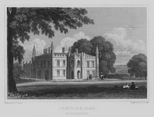 Armitage Park, Staffordshire von John Preston Neale