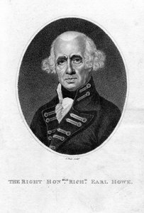Richard Howe, 1. Earl Howe, englischer Admiral von J. Pass