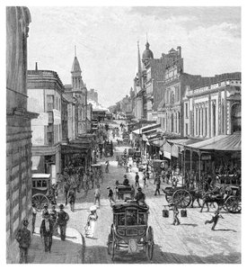 King Street, Sydney, New South Wales, Australien, 1886 von J. R. Ashton